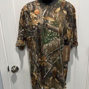 Lincoln Outfitters Men's Short-Sleeve Camouflage Tee - Brown/Green